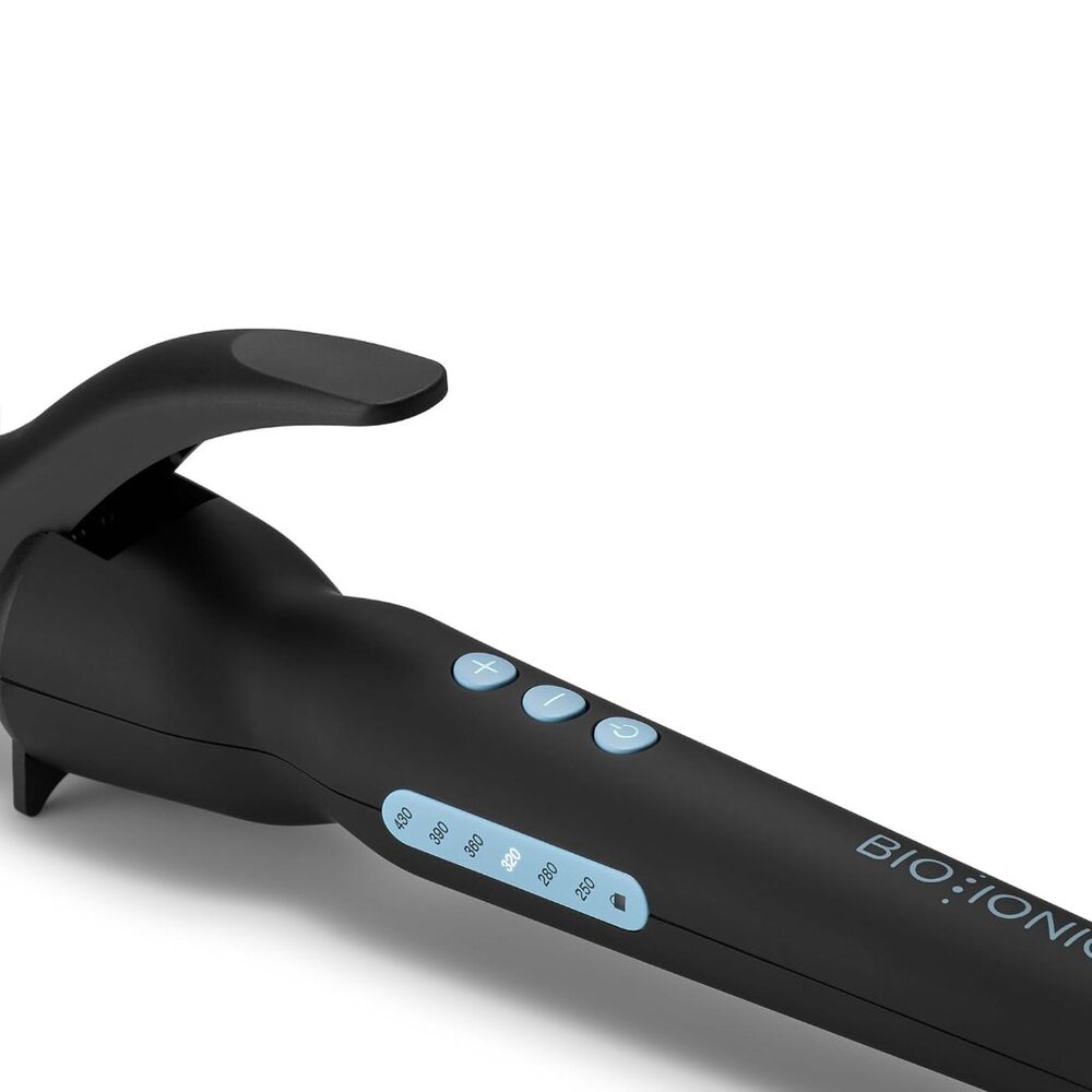 Bio Ionic Long Barrel Styler, 1.5" Curling Iron, Curling Wand, Adjustable Heat,